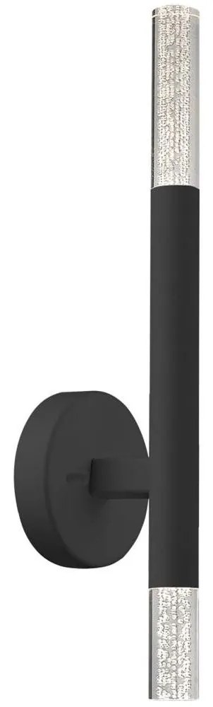 Zuma Line W0461-02E-P7P7 - LED Nástenná lampa ONE 2xLED/5W/230V čierna