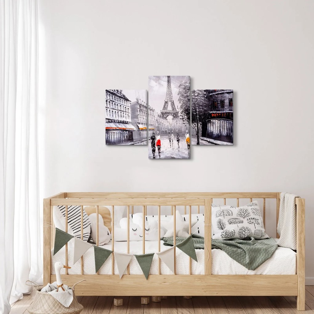Obraz - Olejomaľba, Paríž (90x60 cm)