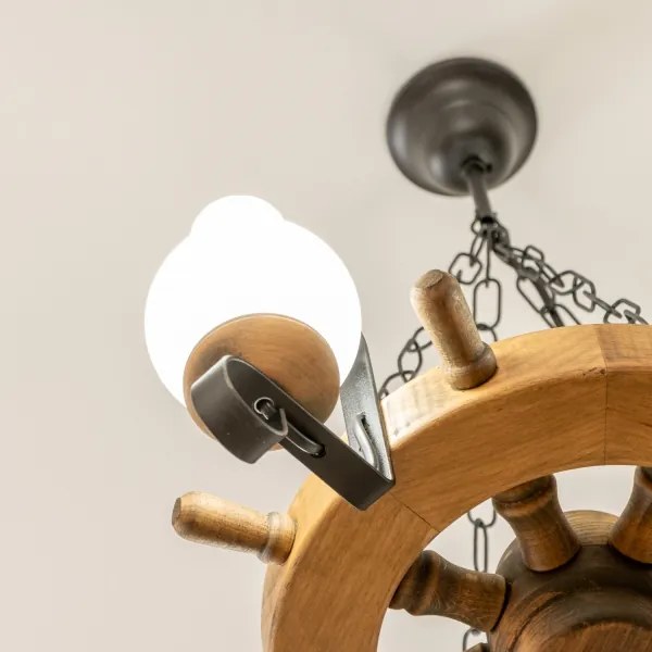 Brilagi - Luster na reťazi TIMONA 4xE14/40W/230V pr. 50 cm buk