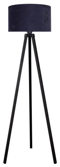 Brilagi - Stojacia lampa VELVET 1xE27/60W/230V wenge/modrá
