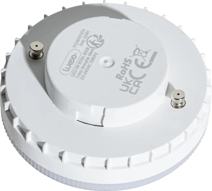 Sada 5 GX53 3-krokovo stmievateľných LED žiaroviek 9W 900 lm 3000K
