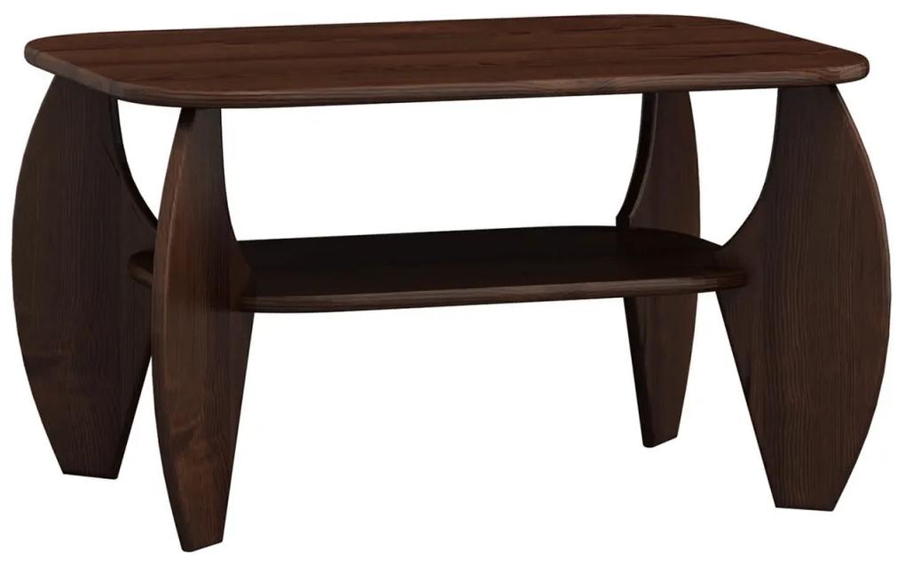 Konferenční stolek ořech č5 92x66 cm | AMI Nábytok