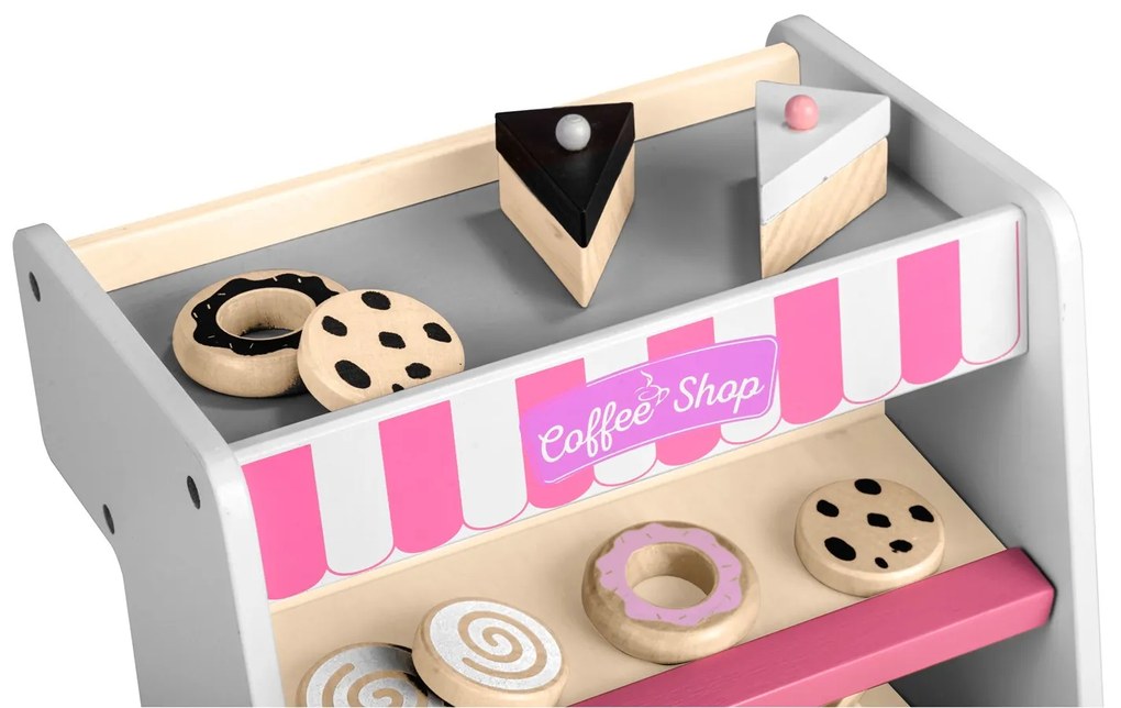 Cukráreň s kávovarom Ricokids 785101 biela