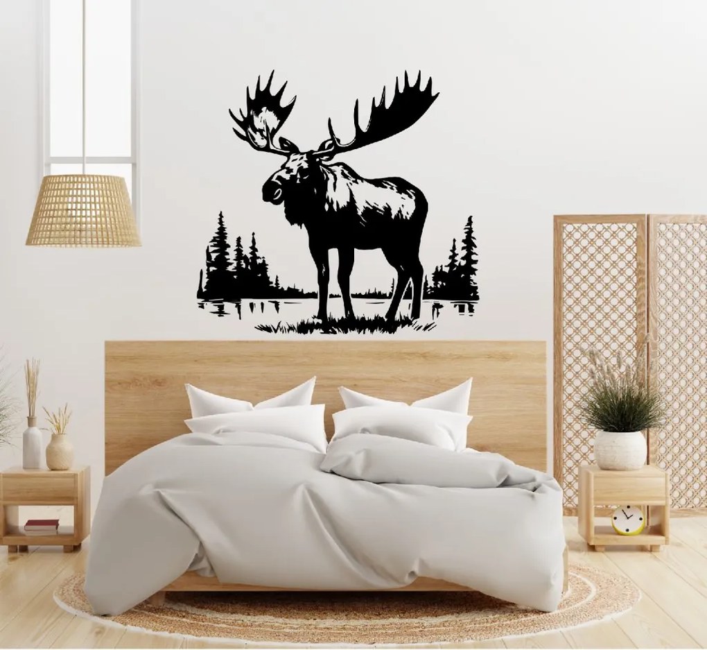 PIPPER. Textilná nálepka na stenu "Los"