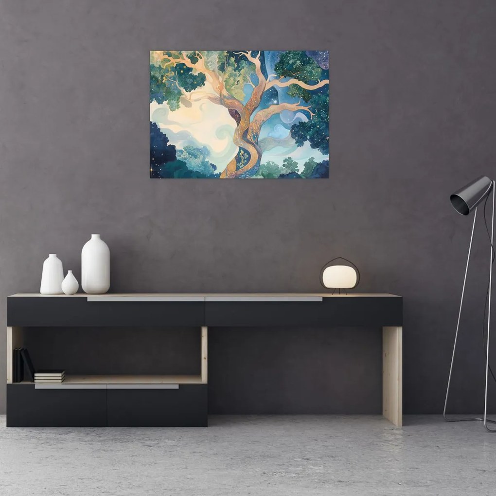 Obraz – Vesmírny strom (70x50 cm)