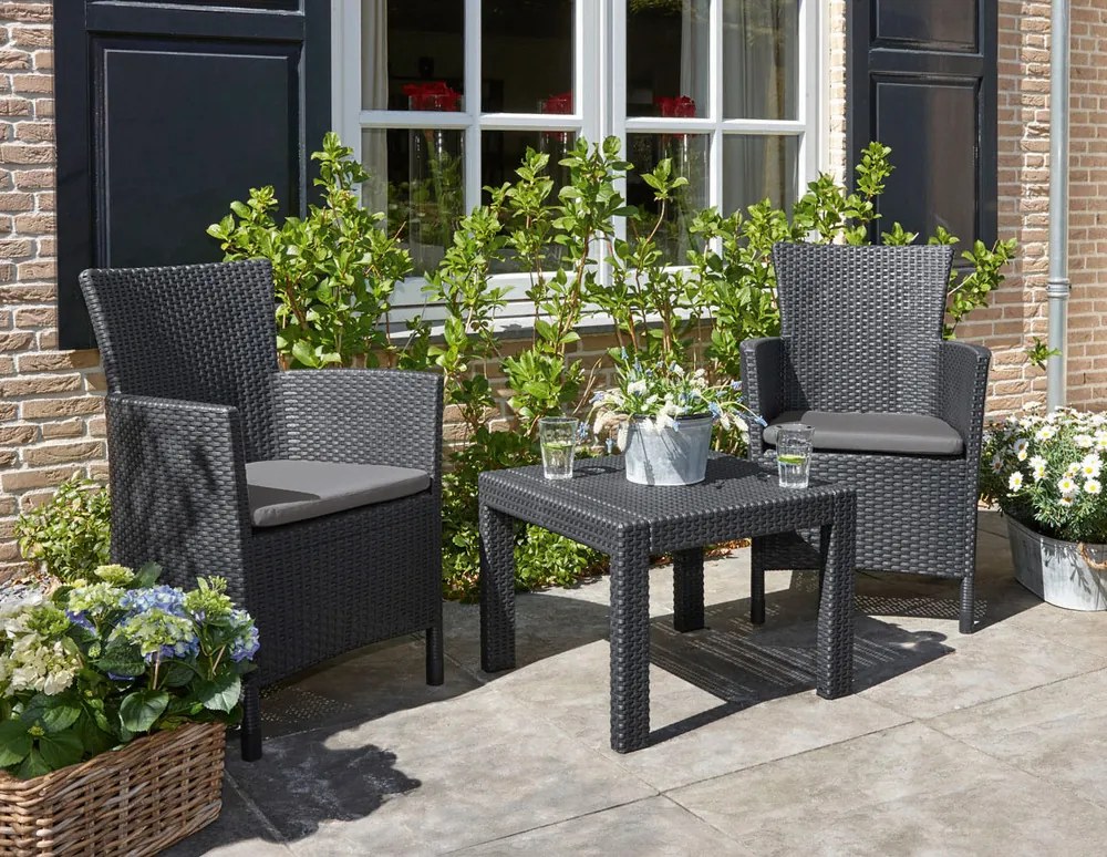 ALLIBERT ROSARIO Balcony set antracit