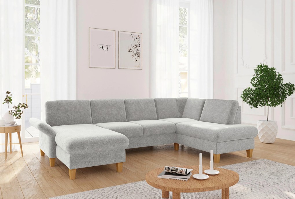 XXXLutz SEDACIA SÚPRAVA, textil, svetlosivá Sit & More - Sedačky - 00014401611T