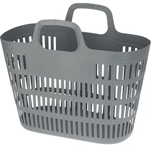 Nákupný košík 25 l, šedá