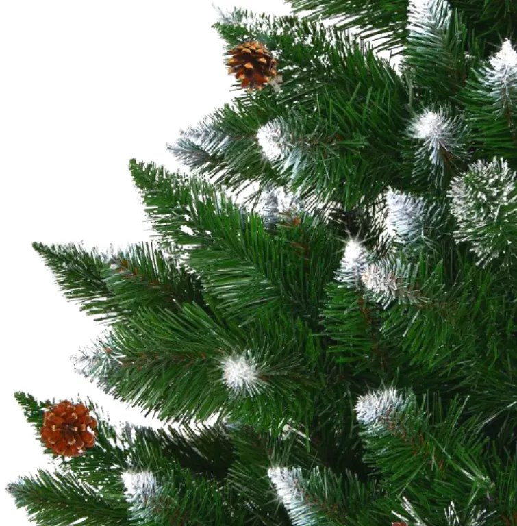 Foxigy Vianočný stromček Borovica 180cm so šiškami Luxury Diamond