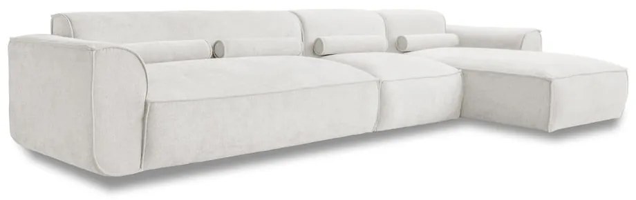 Biela rohová pohovka (pravý roh) Flex Felix – Miuform