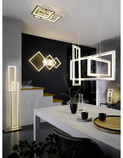 Wofi 9531.03.54.7000 - LED Stmievateľný prisadený luster VISO LED/40W/230V