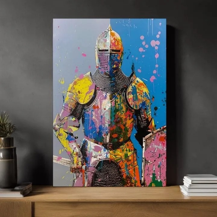 Obraz Graffiti Knight | Talianske plátno