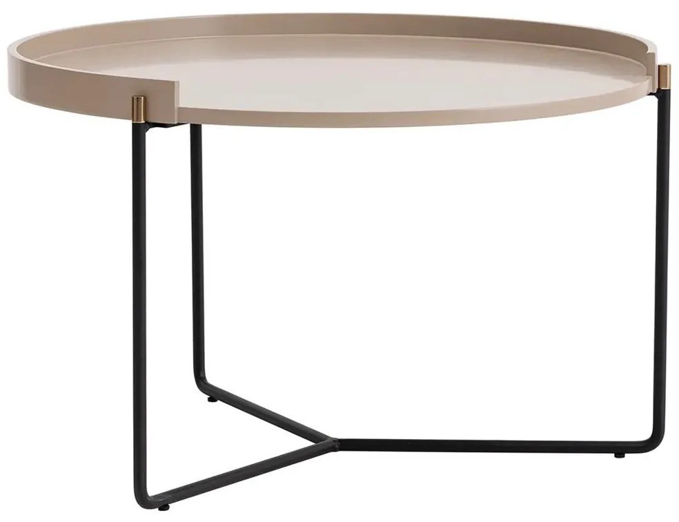 Skladací stôl Mandy Beige, 2 ks
