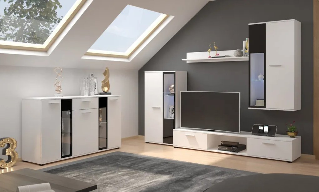 Obývacia stena Samsa,biela