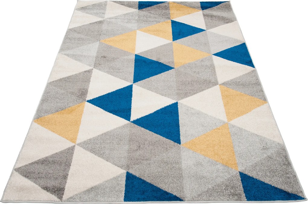 TA Koberec C940B TMAVO_ŠEDÁ/NAVY AZURE Rozmer: 160x220 cm
