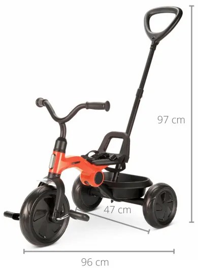 Detská trojkolka Ant Plus červená