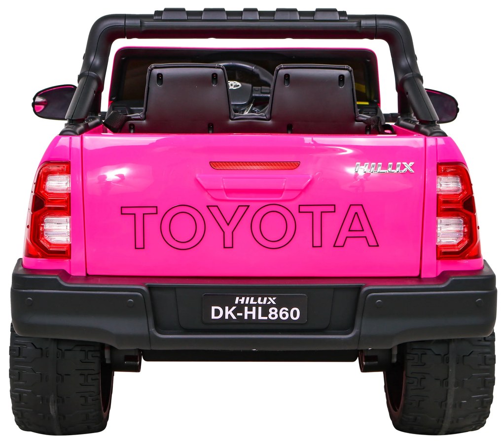RAMIZ Elektrické autíčko Toyota Hilux DK-HL860 - ružová - motor 4x45W - BATÉRIA - 1x12V14Ah - 2025
