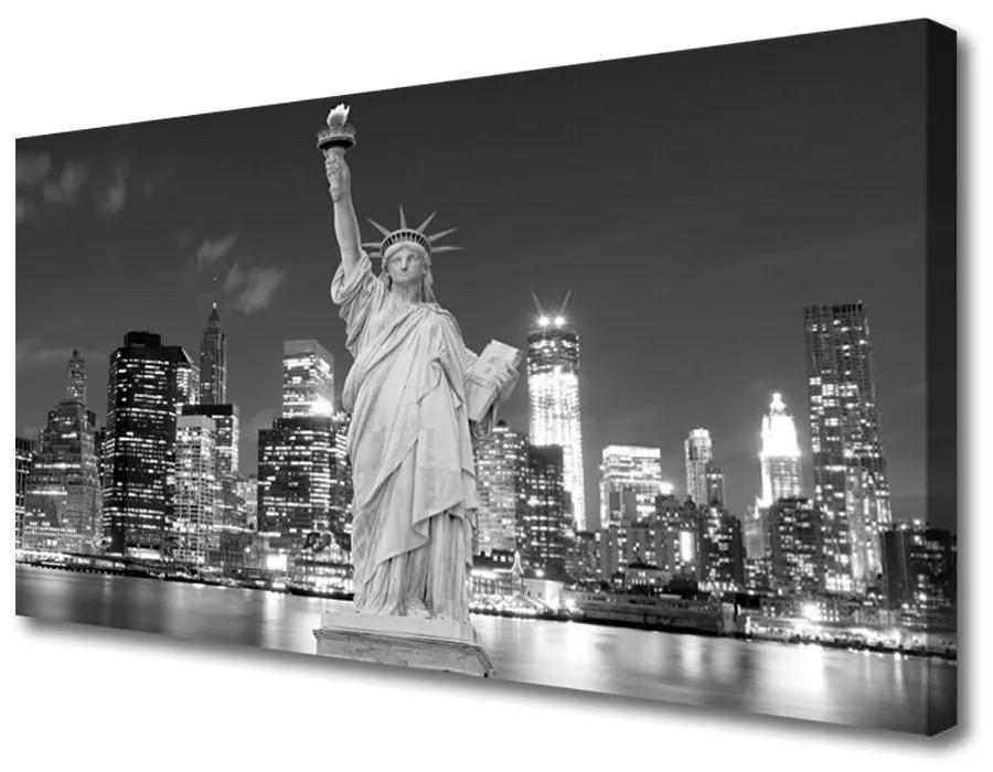 Obraz na plátne Socha slobody new york 125x50 cm