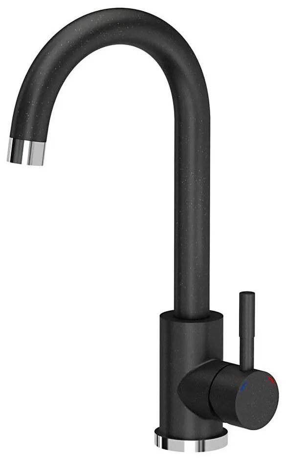 Samona - Drezová batéria 32 cm granit/čierna