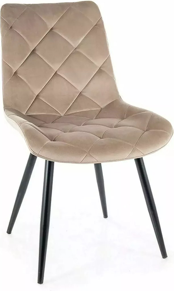 SI Stolička Ralph Velvet tmavá béžová