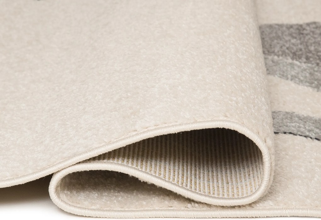 TA Koberec H318A BIELA/ŠEDÁ HAPPY FBA