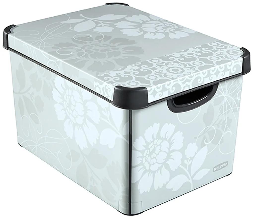 CURVER ROMANCE L box úložný dekoratívny 39,5 x 29,5 x 25 cm 04711-D64