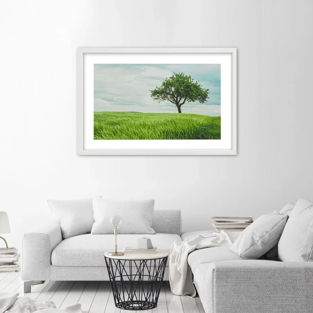 Gario Plagát Strom v poli Farba rámu: Bez rámu, Rozmery: 60 x 40 cm