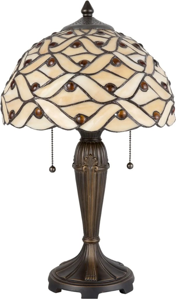 Stolná lampa Tiffany Joana - 30*51 cm 2x E27/40W