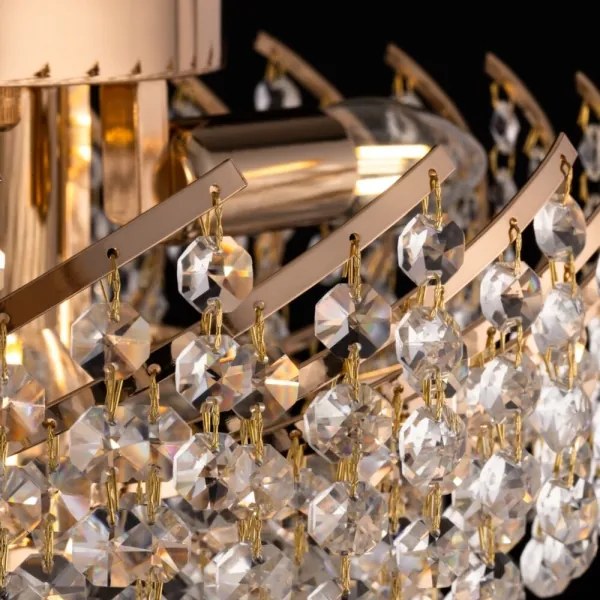 Maytoni DIA120-06-G - Stropné svietidlo KAROLINA 6xE14/40W/230V