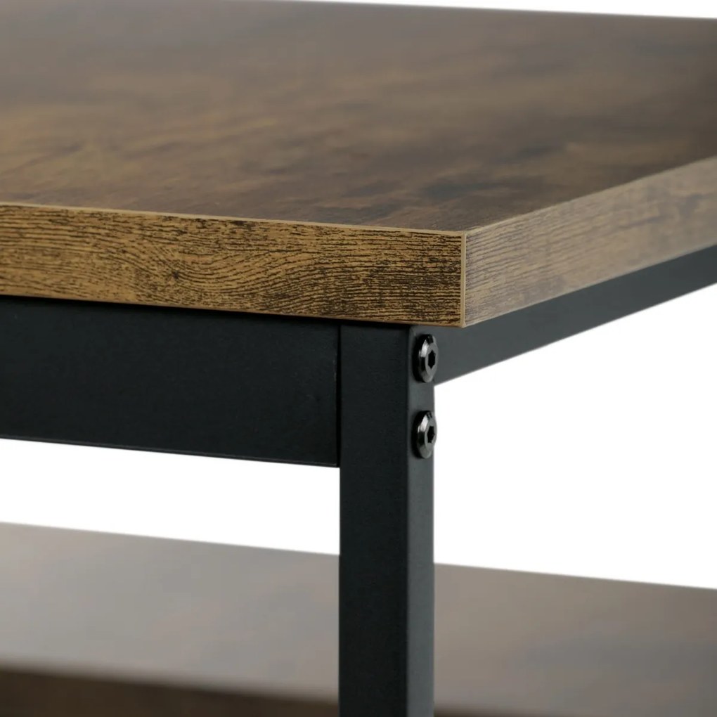 Jedálenský set s 2 lavicami OLD WOOD, 110 x 60 x75 cm