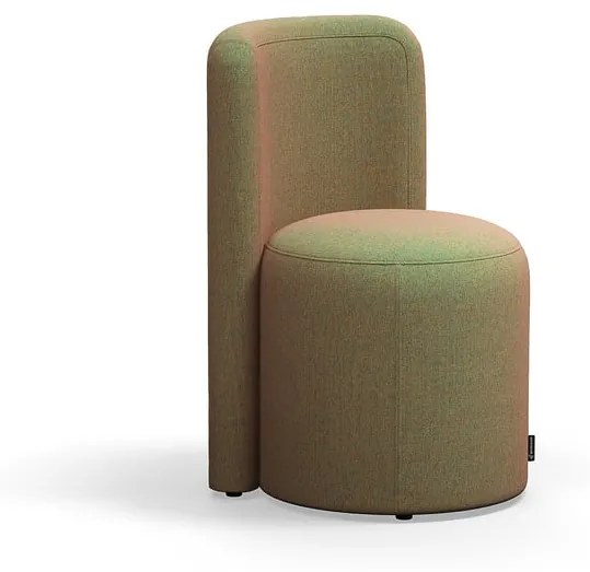 Taburet VARIETY, s operadlom, látka Blues CSII, tyrkysová oranžová