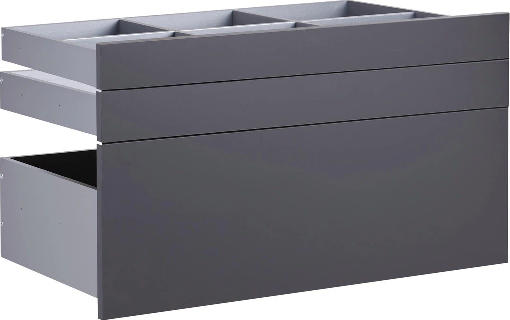 XXXLutz SADA ZÁSUVIEK, antracitová, 90,9/50,3/46,8 cm Hom`in - Skrine - 0026470041KN