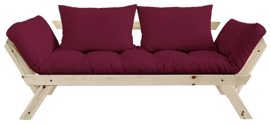 Variabilná pohovka Karup Design Bebop Natural/Bordeaux