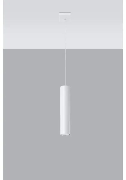 Sollux SL.0323 - Luster na lanku LAGOS 1 1xGU10/10W/230V biela