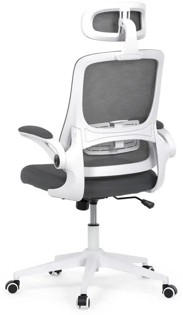 Autronic BONTEC Kancelárska stolička, hojdací mechanizmus, šedá sieťovina, KA-Q843 GREY Farba: Šedá