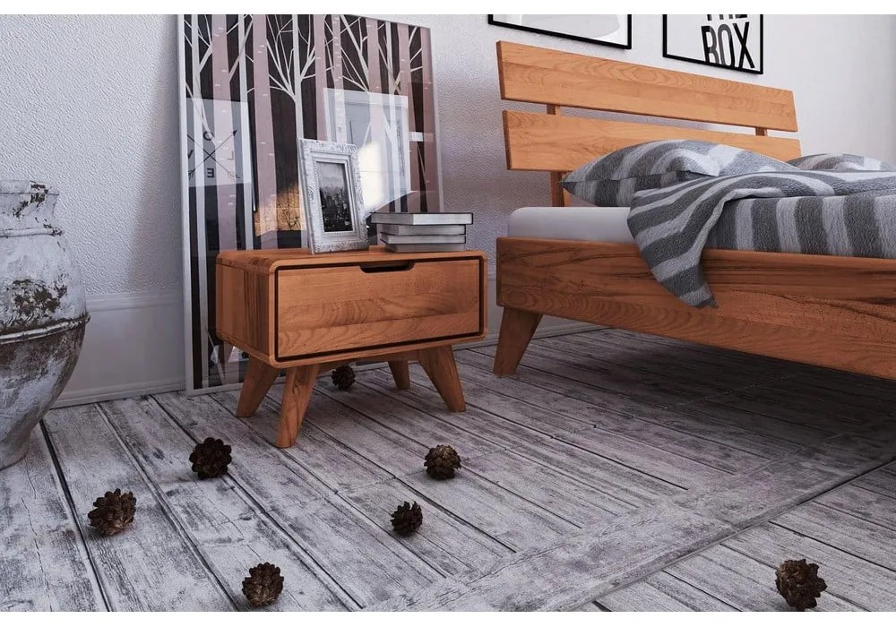 Nočný stolík z bukového dreva Greg - The Beds