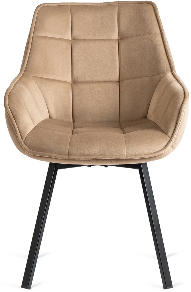 PROXIMA.store - Otočné jedálenské kreslo LUNA FARBA: hnedá