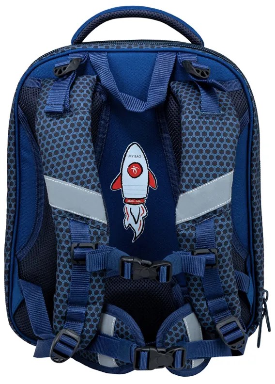 Školský set BELMIL Sturdy Racing Blue Neon