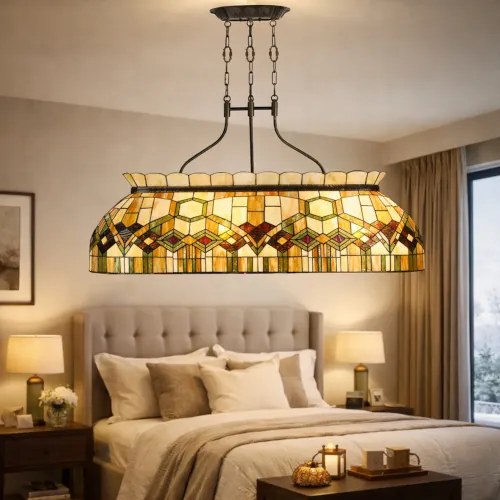 Vitráž tiffany lampa luster 115*36*130