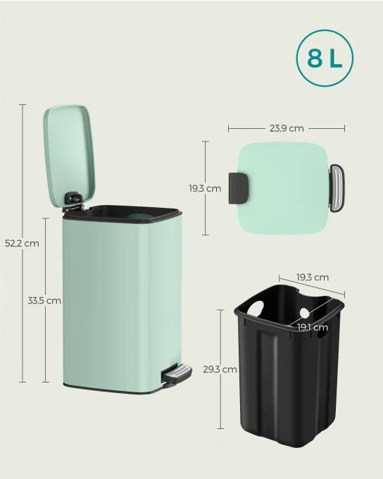 Odpadkový kôš 8L LTB591C0802