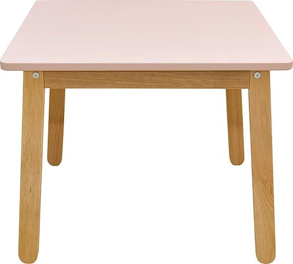 Ružový detský stôl WOODY DUSTY PINK