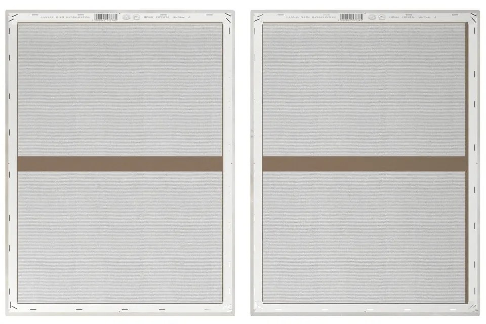 Obrazy s ručne maľovanými prvkami v súprave 2 ks 50x70 cm Crystal – Styler