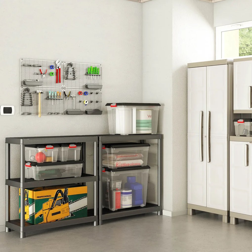 KIS Moover Box 008465BKWHTR Box 80 l, čierny s kolieskami