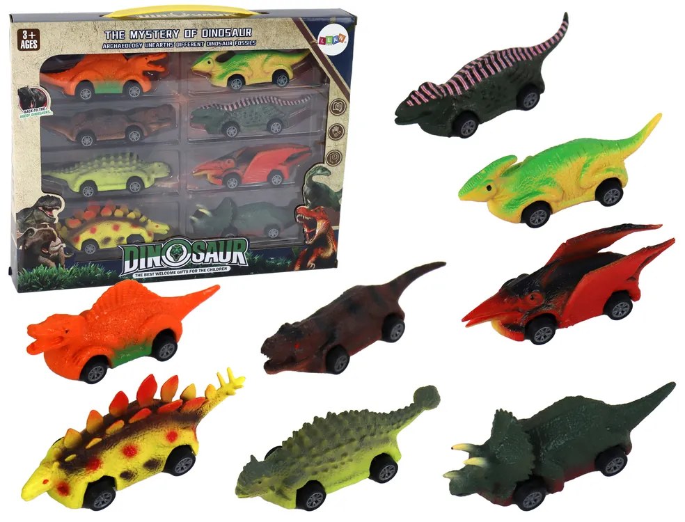 Lean Toys Autíčko v tvare Dinosaura