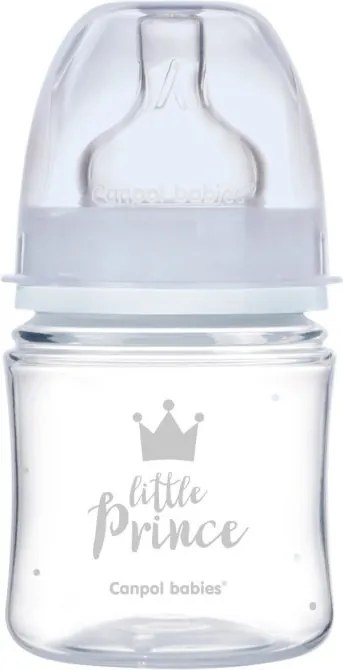 Canpol fľaša sa širokým hrdlom Royal Baby Blue 120ml