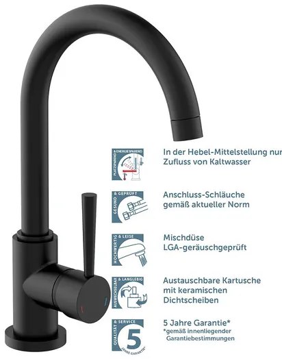 Schütte Kuchynská batéria Cornwall (čierna) (100335838)