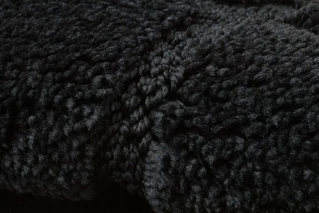 Kúpeľňový koberček SUPREME LINES línie, čierny kruh