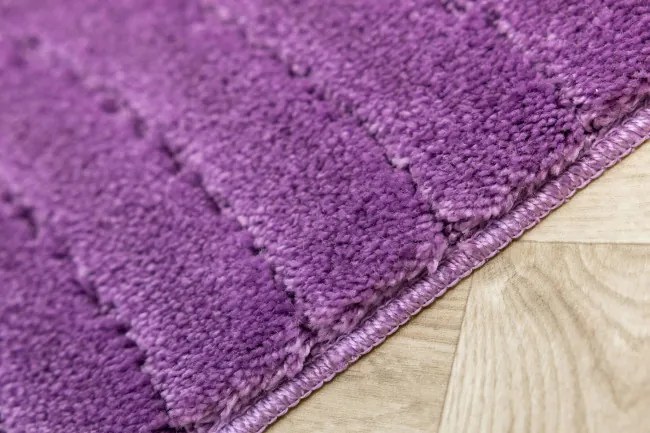 Kúpeľňový koberček Sara fialový, vlny