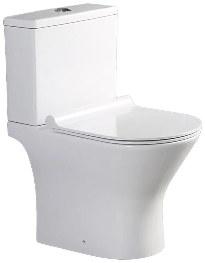 WC Kombi bezokrajové Habari s doskou voľne padajúca