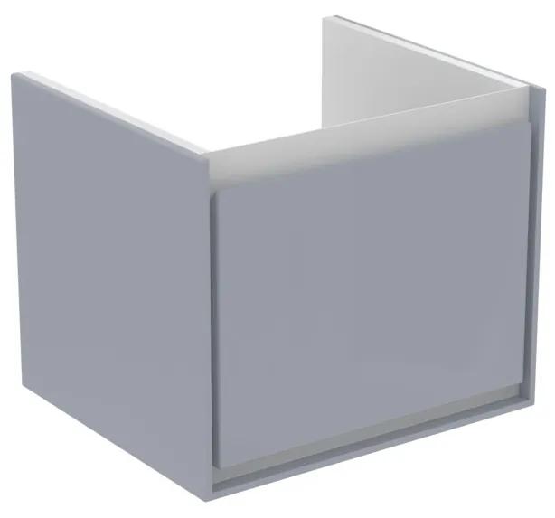 Ideal Standard Connect Air - Skrinka pod umývadlo CUBE 550 mm, 1 zásuvka, svetlá šedá E0844EQ